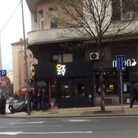 From across the road at Ozzy Nuts in Belgrade