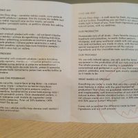 Descriptions at Ozzy Nuts in Belgrade