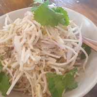 Bean shoots at Fook Shing in Kyneton