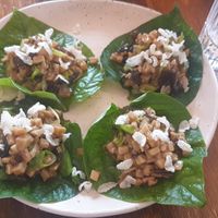 Mushroom Betel Leaf at Fook Shing in Kyneton