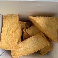 “Tofu triangles” appetizer. Comes with sweet and sour sauce to dip. So good! at Thai Cafe 99 in Cape Coral