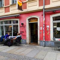 Outside of Alnibras at Ibras in Dresden