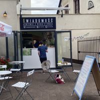 Very cute spot!😄lovely food and cake! at Świadomość in Sopot