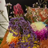 Fresh flowers at Healthy Thai in East Victoria Park