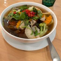 Tum yum soup at Healthy Thai in East Victoria Park