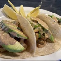 Vegan cauliflower tacos   at Gloria's Corner Cafe in Moab