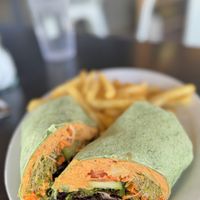Hummus wrap  at Gloria's Corner Cafe in Moab