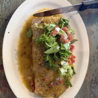 Smothered Vegan Burrito  at Gloria's Corner Cafe in Moab