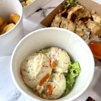 potato salad! i love this! at SoFood 尚素 in Northeast Singapore