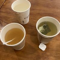 Brown rice tea and Citron tea   at SoFood 尚素 in Northeast Singapore