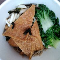 Kitsune soba (forgot to take soup pic) at SoFood 尚素 in Northeast Singapore