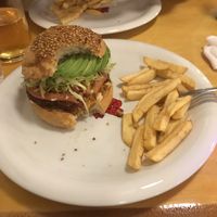Vegan burger  at Wanto Burger in Kobe