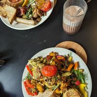 Humus Kuss & Veganer Engländer at A Slice of Britain in Potsdam