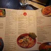 Current menu at Miyako Ramen in Linz