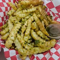 Chimichurri fries at Rocoto Peruvian Kitchen in Portland