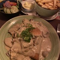 Vegan pasteitje kippenragout  at Taverne Charmant in Gronsveld