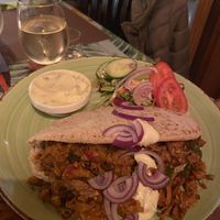 Broodje vegan gyros at Taverne Charmant in Gronsveld