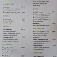 2nd visit! There's a separate vegan menu :O at Taverne Charmant in Gronsveld
