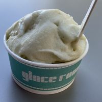 Citron vert basilic; highly recommend this flavor!  at Glace Room - Rue de la Roquette in Paris