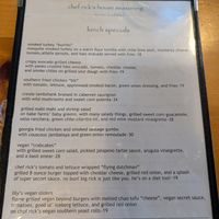 Lunch specials at Chef Rick's in Orcutt