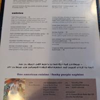 Menu at Chef Rick's in Orcutt