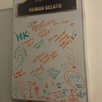 the fun board  at Rumah Gelato Kiulap1 in Bandar Seri Begawan