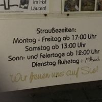 Öffnungszeiten Stand April 2022 at Weingut Vogel in Vogtsburg