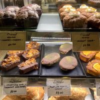 Sweets cabinet  at Dramanti Artisan Roaster in Wynnum