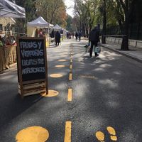 Sunday market at Sabe La Tierra - Caballito  in Buenos Aires
