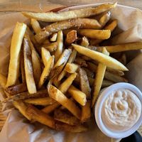 Truffle Fries!!  at Deeply Rooted in Bend