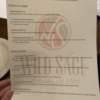 Separate Vegan menu as of 9/2021. Must ask for when getting seated! at Wild Sage in Spokane