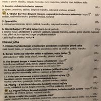 Vegan items are noted while not being relegated to their own vegan section! at Pivstro in Plzen