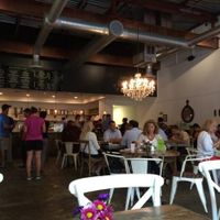 trendy seating area at Field of Greens in West Palm Beach