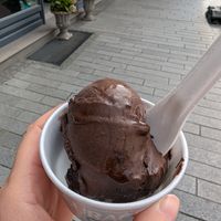 Sachertorte Eis at Surace - Promenade in Linz