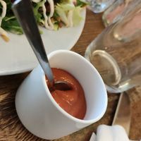 Special spicy sausage for brunch  at Maison Sukoon in Paris