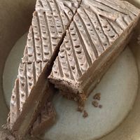 Pear & chocolate vegan cake  at Maison Sukoon in Paris