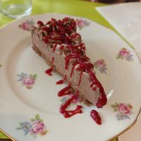 Chocolate chees at Maison Sukoon in Paris