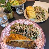 Main dishes at Maison Sukoon in Paris