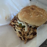 KC BBQ Sammy at Tree Hugger Plant-Based Kitchen in Kansas City