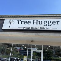 Sign  at Tree Hugger Plant-Based Kitchen in Kansas City