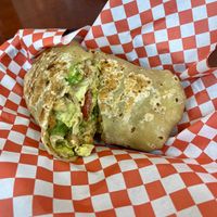 Chick’n caesar wrap  at Tree Hugger Plant-Based Kitchen in Kansas City