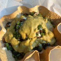 Taco salad (no shredded chz, add nacho cheese)  at Tree Hugger Plant-Based Kitchen in Kansas City
