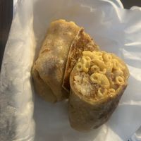 Buffalo Mac and Cheese Wrap  at Tree Hugger Plant-Based Kitchen in Kansas City