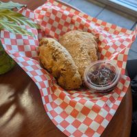 Deep Fried Monte Cristo at Tree Hugger Plant-Based Kitchen in Kansas City