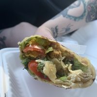 caesar salad wrap omnomnomnomnom   at Tree Hugger Plant-Based Kitchen in Kansas City