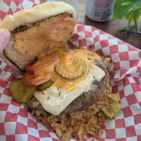 Buffalo Ranch Burger at Tree Hugger Plant-Based Kitchen in Kansas City