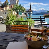 Açai bowl vegan at Pier 17 in Oberhofen