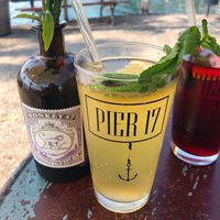 fresh homemade lemonade  at Pier 17 in Oberhofen