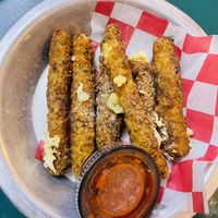 Mozz Sticks (Great flavor and melty) #Veganuary at Twisted Plants in Cudahy