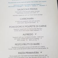 House made vegan sausage! at Va Bene Caffe in Duluth